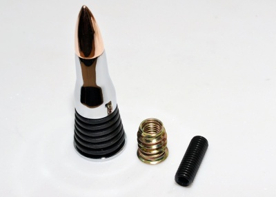 Bullet Style Chrome/Copper Bottle Stopper Kit